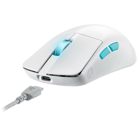 Myš Asus ROG Harpe Ace Aim Lab Edition optická/5 tlačítek/36000DPI - bílá
