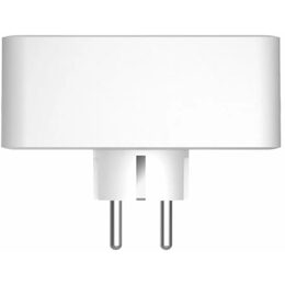 Chytrá zásuvka Evolveo Porta DUO F32, Wi-Fi dvojzásuvka s měřením spotřeby