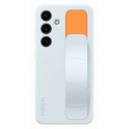 Kryt na mobil Samsung Silicone Grip s poutkem na Galaxy S24 - modrý