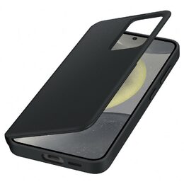 Pouzdro na mobil flipové Samsung Smart View na Galaxy S24 - černé