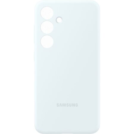 Kryt na mobil Samsung Silicone na Galaxy S24 - bílý