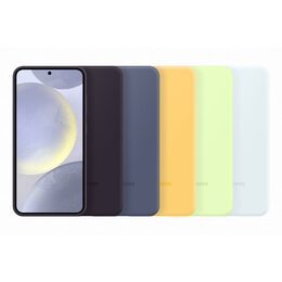 Kryt na mobil Samsung Silicone na Galaxy S24 - fialový