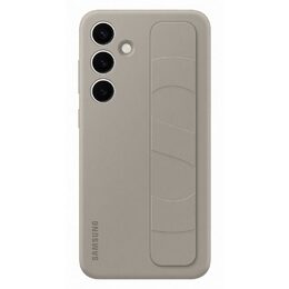 Kryt na mobil Samsung Silicone Grip s poutkem na Galaxy S24+ - béžový