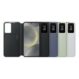Pouzdro na mobil flipové Samsung Smart View na Galaxy S24+ - černé