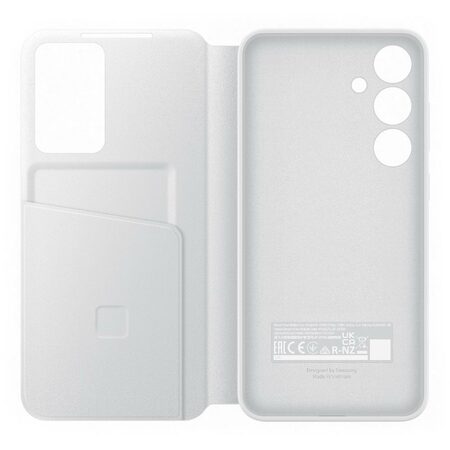 Pouzdro na mobil flipové Samsung Smart View na Galaxy S24+ - bílé