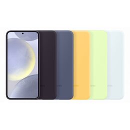 Kryt na mobil Samsung Silicone na Galaxy S24+ - bílý