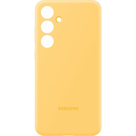 Kryt na mobil Samsung Silicone na Galaxy S24+ - žlutý