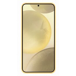 Kryt na mobil Samsung Silicone na Galaxy S24+ - žlutý