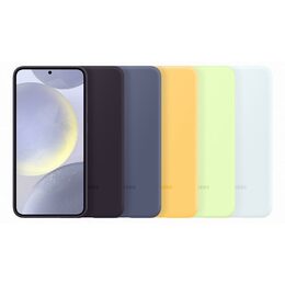 Kryt na mobil Samsung Silicone na Galaxy S24+ - žlutý