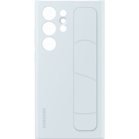 Kryt na mobil Samsung Silicone Grip s poutkem na Galaxy S24 Ultra - modrý