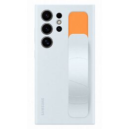 Kryt na mobil Samsung Silicone Grip s poutkem na Galaxy S24 Ultra - modrý