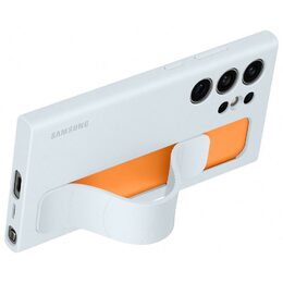 Kryt na mobil Samsung Silicone Grip s poutkem na Galaxy S24 Ultra - modrý