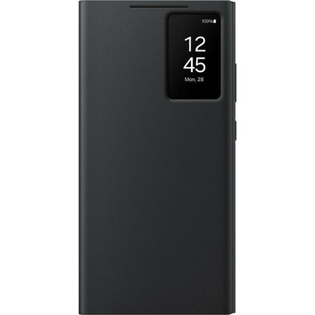 Pouzdro na mobil flipové Samsung Smart View na Galaxy S24 Ultra - černé