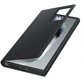 Pouzdro na mobil flipové Samsung Smart View na Galaxy S24 Ultra - černé