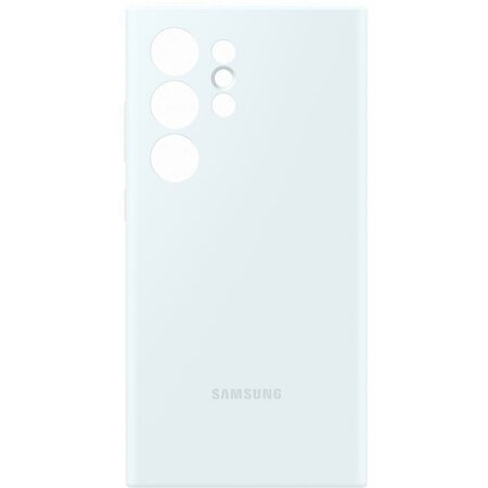 Kryt na mobil Samsung Silicone na Galaxy S24 Ultra - bílý