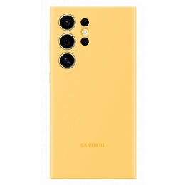 Kryt na mobil Samsung Silicone na Galaxy S24 Ultra - žlutý