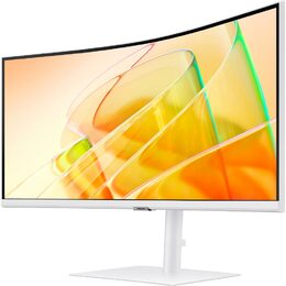 Monitor Samsung ViewFinity S6 S65TC 34",LED podsvícení, VA panel, 5ms, 3000: 1, 350cd/m2, 3440 × 1440, - bílý