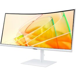 Monitor Samsung ViewFinity S6 S65TC 34",LED podsvícení, VA panel, 5ms, 3000: 1, 350cd/m2, 3440 × 1440, - bílý
