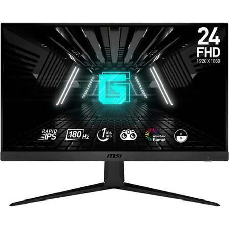 Herní monitor MSI G2412F 23.8",LED podsvícení, IPS panel, 1ms, 1000: 1, 300cd/m2, 1920 × 1080 Full HD, - černý