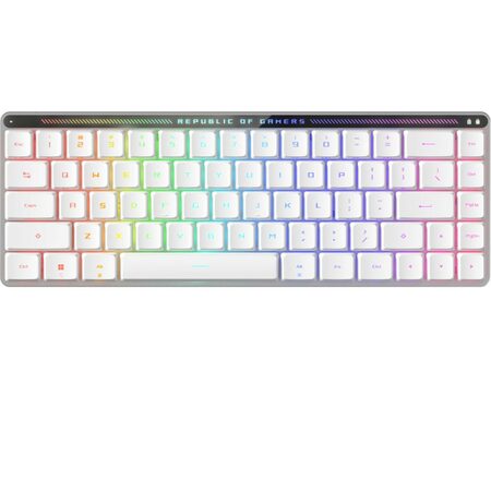 Klávesnice Asus FALCHION RX Low profile (ROG NX Snow) - CZ/SK - bílá