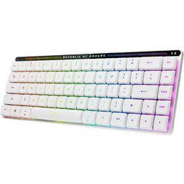 Klávesnice Asus FALCHION RX Low profile (ROG NX Snow) - CZ/SK - bílá