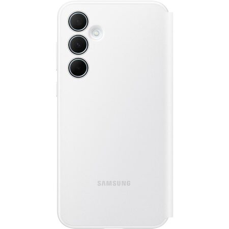 Pouzdro na mobil flipové Samsung Smart View na Samsung Galaxy A35 - bílé