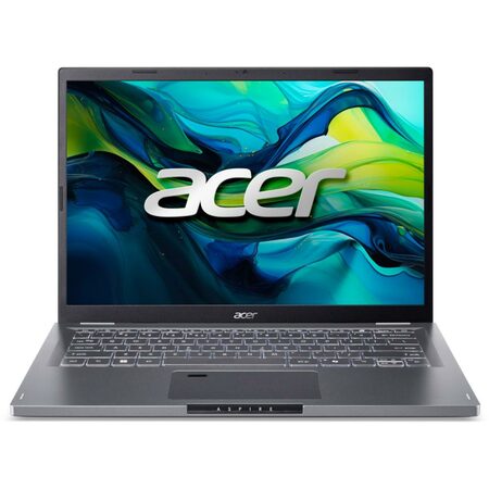 Ntb Acer Aspire 14 (A14-51M-71YS) INTEL Core 7-150U, 14", RAM 16GB, SSD 1024 GB, Intel Intel Graphics, FPR, Microsoft Windows 11 Home - šedý