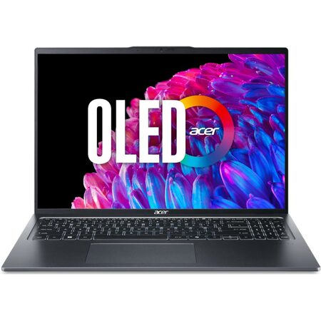 Ntb Acer Swift Go 16 (SFG16-72-75LU) INTEL Core U7-155H, 16", RAM 32GB, SSD 1024 GB Intel Arc Graphics, FPR, Microsoft Windows 11 Home - šedý