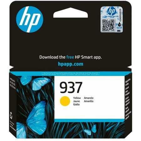 Inkoustová náplň HP HP 937, 800 stran - žlutá