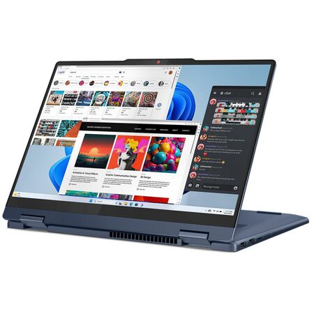 Ntb Lenovo IdeaPad 5 2v1 14AHP9 R5-8645HS, 14", RAM 16GB, SSD 1024 GB, AMD Radeon 760M, FPR, Microsoft Windows 11 Home - modrý