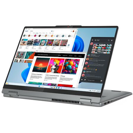Ntb Lenovo IdeaPad 5 2-in-1 16IRU9 INTEL Core 5-120U, 16", RAM 16GB, SSD 1024 GB, Intel Intel Graphics, FPR, bez OS - šedý