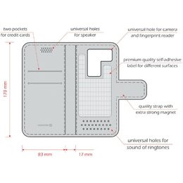 SWISSTEN univerzální pouzdro pro smartphone vel.XXL růžové