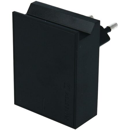 SWISSTEN adaptér 230V/3A 2xUSB ČERNÁ