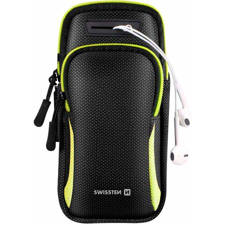 SWISSTEN pouzdro na smartphone pro běh ARM BAG černá