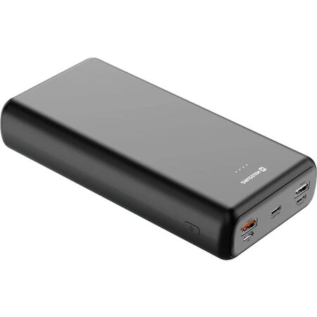 SWISSTEN POWER LINE POWER BANK 30000 mAh POWER DELIVERY černá