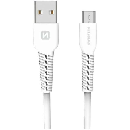 Swissten datový kabel MICRO USB 1M W