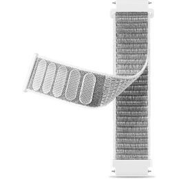 Řemínek Aligator 22AW0017, nylonový 22mm - bílý