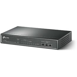 Switch TP-Link TL-SF1008P 8x LAN, 4xPoE, 57W, kov