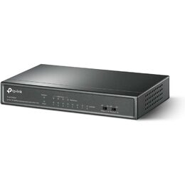 Switch TP-Link TL-SF1008LP 8x LAN, 4xPoE+, 41W, dosah 250m, kov