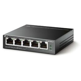 Switch TP-Link TL-SG1005LP 5x GLAN, 4xPoE+, 41W, dosah 250m, kov