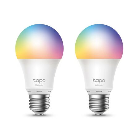Chytrá žárovka TP-Link Tapo L530E(2-pack) E27, 8,7W, 230V, přes IP, stmívatelná, 2700K až 6500K