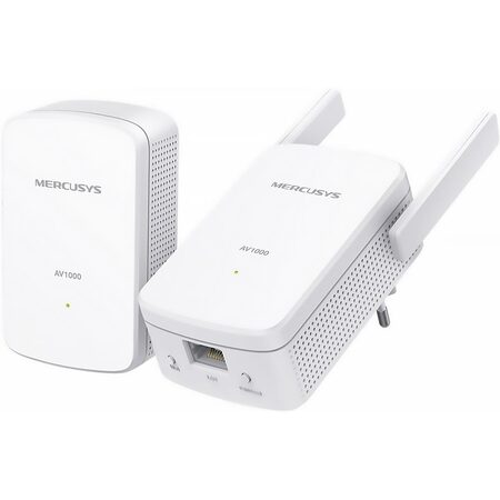 Powerline ethernet TP-Link Mercusys MP510 KIT kit MP510 + MP500,  WiFi, 1000Mbps, AV2