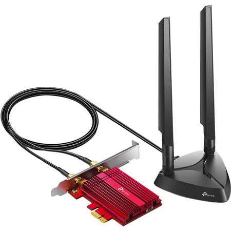 Síťová karta TP-Link Archer TXE75E AXE 5400, WiFi 6E, Bluetooth 5.2, 574Mbps 2,4GHz/ 2402Mbps 5GHz/ 2402 6GHz, PCI-e