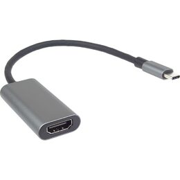 Převodník USB-C na HDMI 4K a FULL HD 1080p, kovové pouzdro