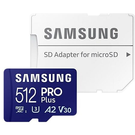 Samsung micro SDXC karta 512 GB PRO Plus + SD adaptér