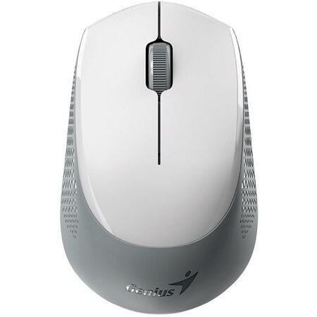 Genius NX-8000S BT, myš, bezdrátová, 1200DPI, 3 tlačítka, Bluetooth, USB 2,4 GHz, bílo-šedá