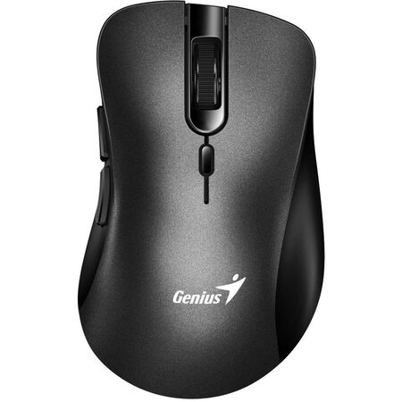Genius Ergo 8100S Myš, bezdrátová, ergonomická, optická, 1600DPI, 6 tlačítek, USB, černá
