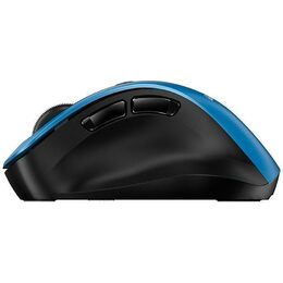 Genius Ergo 9000S, Myš, bezdrátová, optická, 2400DPI, 6 tlačítek, Bluetooth, 2.4 GHz, USB, modrá