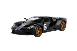 Auto Kinsmart Ford GT 1:38 kov/plast 12,5cm 3 barvy na zpětné natažení 12ks v boxu