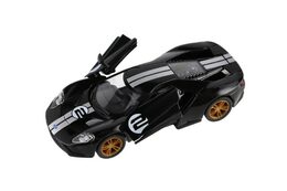 Auto Kinsmart Ford GT 1:38 kov/plast 12,5cm 3 barvy na zpětné natažení 12ks v boxu